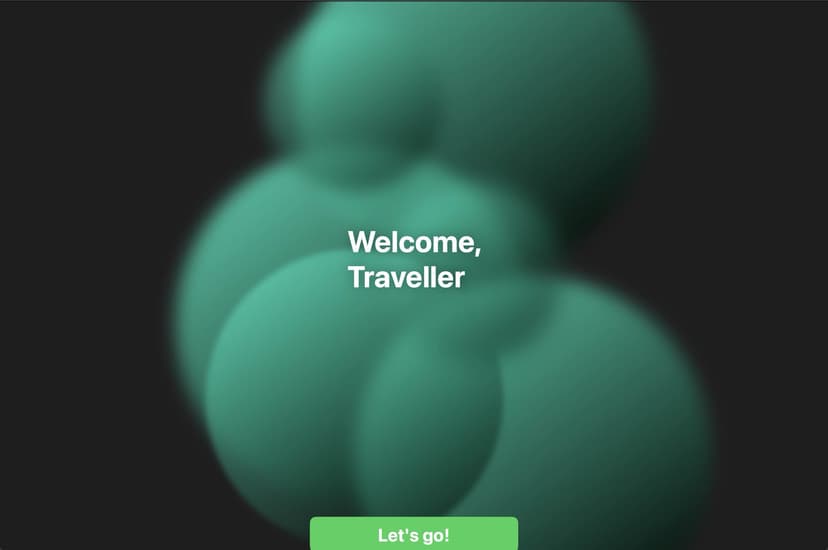 Traveller App Interface